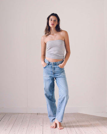 Eva Cashmere Top Grey